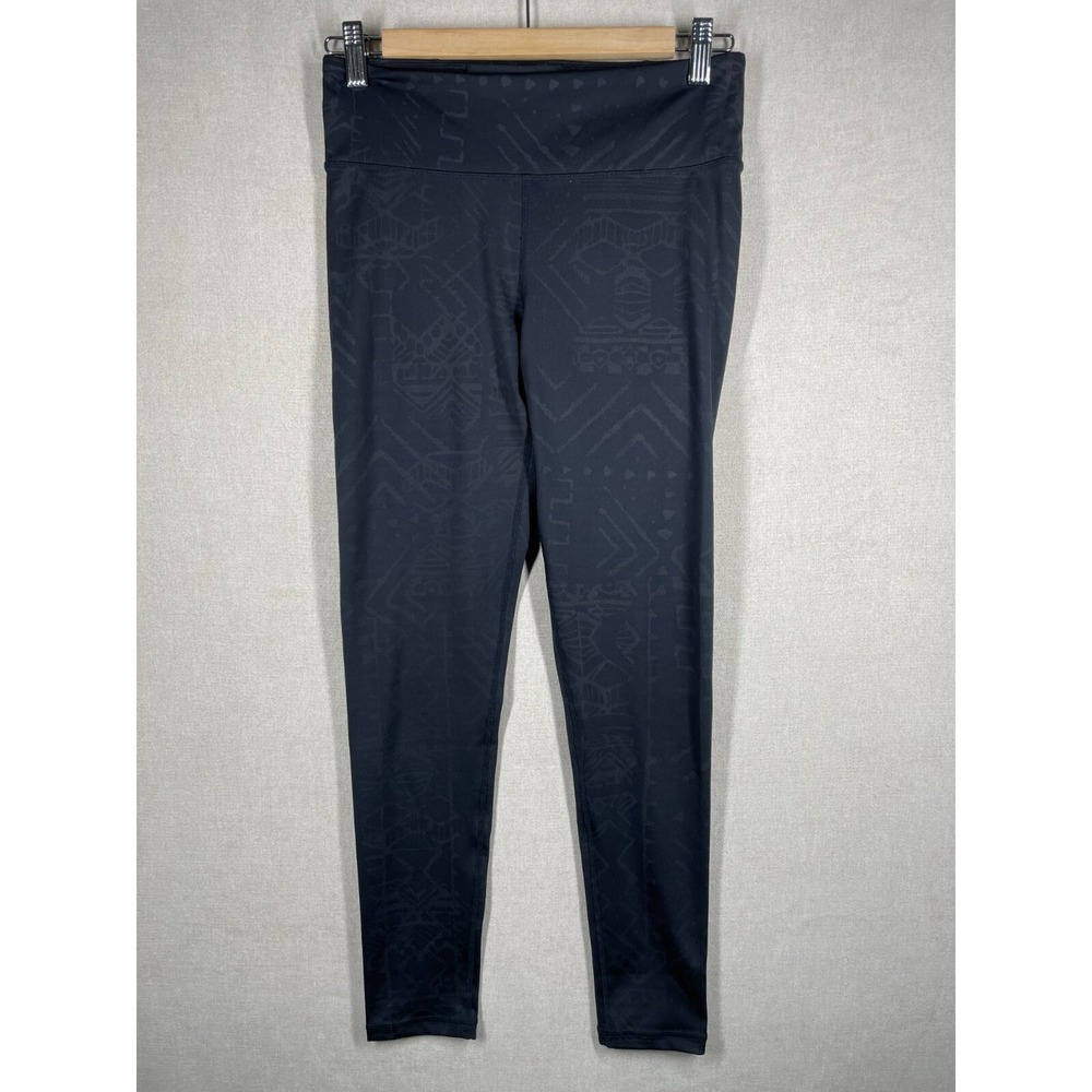 Free People Movement Leggings Womens Small Black Aztec Print